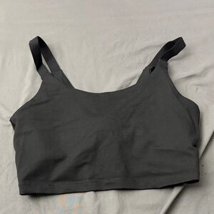 aerie Black Crop Tank Top